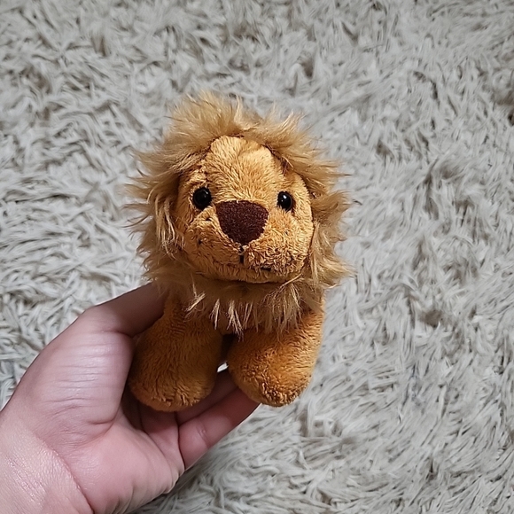 Lion Stuffed Animal Plush Bean Toy Kids American Wildlife Foundation AWF - Picture 7 of 8